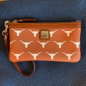 DOONEY & BOURKE Longhorn Camel Leather Clutch